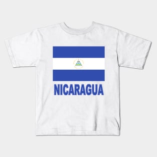 The Pride of Nicaragua - Nicaraguan National Flag Design Kids T-Shirt